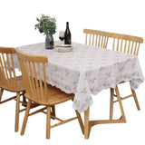 Fabric Rural Cotton Pure White Embroidered Rectangular Round Tablecloth Coffee Table Piano Multipurpose Cover Towel Dining Table