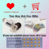 Popxstar Shiny Threads Glitter Hair Tinsel Kit Gold Silk Hair Glitter String Extensions Accessories for Women Headdress