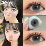 Popxstar  2Pcs New product  Color Contact Lenses Myopia Degree -0.00 to -8.00 natural lenses Soft Lens EyeBeauty Pupil ﻿