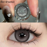 Popxstar  0~-6.00 Myopia Lenses Colored Contact Lenses with Degree Bubble Series Natural Eye Contact Prescription Lenses