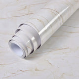 Popxstar Marble Vinyl Film DIY Self Adhesive Wallpaper Bathroom Kitchen Cupboard Countertops Contact Paper PVC Waterproof Wall Stickers