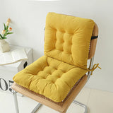 Popxstar  Chenille one-piece chair cushion solid color simple sedentary bay window backrest cushion office chair cushion