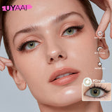 Popxstar Lenses Colored Contact Lenses  Natural Look Lenses  Women Beauty Colored Pupils Green Contact Lenses Blue Contact Lenses