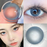 Popxstar  -2pcs/Pair Design Beauty Contact Lenses for Eyes Color Lenses Cosmetic Pupils Eye Color Lenses Blue Lens Brown Lenses