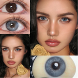 Popxstar 1 Pair Colorcon Korean Lenses Colored Contact Lenses for Eyes Big Eye Lenses Blue Eye Lenses Fog Pearl Lenses