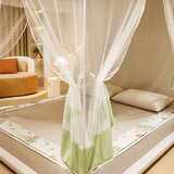 New Design 2 Layer Mosquito Net Large Space Dust Baby Anti-drop Bracket Encryption Bed Canopy Curtains 1.7M Height