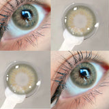 Popxstar 1 Pair Colorcon Colored Contact Lenses with Degree Myopia Lenses Blue Eye Lenses High Quality Natural Contact Lenses