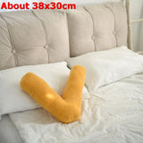 Popxstar  Ins 26 English Letters Plush Throw Pillow Soft Stuffed Kids Toys Dolls Sofa Cushion Room Decor Shooting Props for Children Gifts