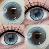Popxstar  -Daily Disposable 10PCS Colored Contact Lenses for Eyes Myopia Lens Beauty Pupils Eye Lenses Fashion Blue Purple Lenses