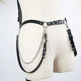 Popxstar Fashion Casual Ladies Hip Hop Rock Belt Ladies Dress Cummerbands Heart Punk Waistband Waist Chain