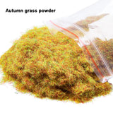 Popxstar 3MM Static Grass Powder Turf Flocking Nylon Materials Diy Building Sand Table Model Scene Layout Diorama Kits 30G/60G