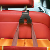 Popxstar  Car Seat Headrest Hook Auto Rear Seat Organizer Hanger Storage Holder For Handbag Purse Bags Clothes Coats