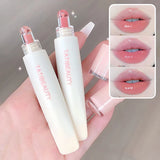 Popxstar Jelly Lip Gloss Lasting Nude Pink High Gloss Lip Glaze Moisturizing Lipstick Mirror Water Lip Tint Korean Beauty Lip Care Makeup