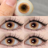 1pair Anime Cosplay Contact Lenses Color Contact Lenses for Eyes Pink Lenses Blue Pupils Halloween Beauty Makeup Contacts