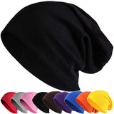 Popxstar Stylish Winter Warm Hat for Women Casual Stacking Knitted Bonnet Cap Men Hats Solid Color Hip Hop Skullies Unisex Female Beanies