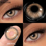 Color Contact Eye Color Lenses Makeup Natural Brown Lens Cosmetics Gray Eyes Lenses Woman Makeup Softlenses
