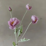 Popxstar spring decor Artificial Flowers Fake Poppy Silk Flowers Long Stem Housewarming Garden Table Wedding DIY Party Wedding Bridal Bouquet Decor