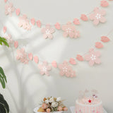 Popxstar 1PC Cherry Blossom Pink Flag Party Decoration Room Wall Layout