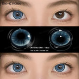 Popxstar 1 Pair Colorcon Korean Lenses Colored Contact Lenses for Eyes Green Eye Lenses Fashion Lenses Brown Contact