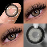 Big Eyes Black Lenses Natural Color Contact Lenses Blue Eye Lens Gray Beauty Pupil Yearly Green Colored Eyes Contacts