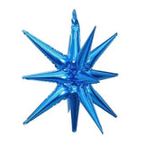 Popxstar  1/2/5pcs Starbust Balloons Rose Gold Silver Gold Explosion Star Foil Balloon for Birthday Christmas Wedding Decor Kid Air Globos