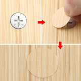 Popxstar Wooden Furniture Self Adhesive Screw Cap Cover Hole Stickers Wood Craft Desk Cabinet Drawer Art Sticker Ornament