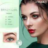 Natural Color Lens Eyes 2pcs Color Contact Lenses For Eye Blue Beauty Contact Lenses Eye Yearly Cosmetic Color Lens