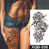 Popxstar  Wholesale Waterproof Temporary Tattoo Sticker Flash Tattoos Lip Print Butterfly Flowers Body Art Arm Fake Sleeve Tatoo