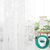 Popxstar room inspo ideas Pastoral White Tulle Sheer Window Curtains French Lace Curtain Voile Fabric Drapes Door Curtain Breathable Bedroom Home Decor