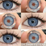 Popxstar NEW 2pcs Color Contact Lenses for Fashion Natural Cosmetic High Quality Blue Contacts Green Eye Brown Cosmetic Lenses