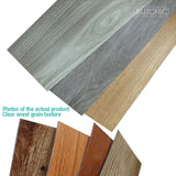 Popxstar Thickened 3D Self-adhesive Wood Grain Floor Wallpaper Living Room Bedroom Decoration Floor Stickers Home Decor Floor Wallpaper