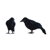 Popxstar Simulation Horrible Crow Figurines Creative Craft Photography Props for Living Room Bedroom Decor