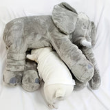 Popxstar 40cm Soft Elephant Plush Toys Cute Elephant Baby Sleeping Pillow Stuffed Animals Best Gifts For Kids Birthday Room Decoration