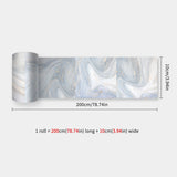 Popxstar  41 Styles Baseboard Stickers Waterproof Peel & Stick Waistline Wall Sticker Floor Border Sticker For Kitchen Bathroom 10x200cm