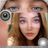 Popxstar  Korea Colorful Contact Lenses Grey Beautiful Pupil Soft Lenses Eye Makeup Blue Lenses Yearly Cosmetics Color EYe