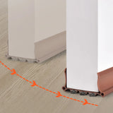 Popxstar New Mute Door Bottom Sealing Strip Door Insulation Anti-mosquito Sealing Without Glue Wool Strip Bedroom Sound Insulation Strip