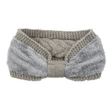 Popxstar Winter Knitted Headbands for Women Warm Woolen Knitting Ear Warmer Cross Knot Turban Headwear Girls Hair Band Hair Accessories