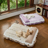 New Kawaii Pet Cat Bed Washable Small Dog House Nest Sofa Cat Mat All Seasons Dog Beds for Medium Dogs