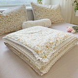 Popxstar  Pure Cotton Summer Cooling Duvet 1-Piece Lace Soybean Fiber Airable Cover