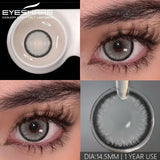 Popxstar  1 pair Colored Contact Lenses for big Eyes Natural Eye Lenses Gray Contact Green Lenses Blue Lenses Fashion Lenses