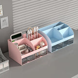 Popxstar cabin weekend inspo Office Desktop Storage Box Organizer Transparent Small Drawer Storage Cabinet Student Desk Stationery Sundries Organizer Boxes