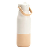 New detachable handle stainless steel insulated cup straw water cup macaron contrasting color series outdoor cold insulation