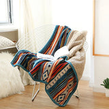 Popxstar  Luxury Bed Blanket Boho Throw Blanket Winter Thick Coral Fleece Sofa Blanket Bed Plaid Bedspread On The Bed Home Decor