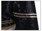 Popxstar Black Golden Rumi Zoey Mira Cosplay KPop Cosplay Costume Wig Women Suit Halloween Party Role Playing Outfit
