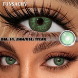1 Pair Blue Color Contact Lenses for Eyes Natural Gray Contact Lenses Beautiful Pupils for Eyes Women Cosmetic Yearly