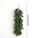 Popxstar Artificial Pine Needles Branches Christmas Fake Snowy Pine Picks Twigs Winter Sprays Greenery Stems for Xmas Tree Garlands Decor