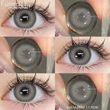Popxstar  1Pair New Brown Contact Lenses Beauty Fashion Pupils Eye Color Lenses Colored Contact Eye Lenses Yearly Cosmetic Pupils