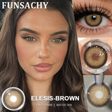 1 Pair Contact Lenses Big Brown Lenses for Eyes Beauty Pupils Comestic Eye Color Len Korean Pupils Makeup Accessoriess