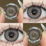 Popxstar  -1 Pair Pink Series Contact Lenses for Eyes Beauty Pupils Makeup Eye Lenses for Myopia Natural Color Lenses Blue Lenses