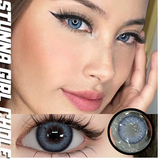 Popxstar 1 Pair Colorcon Colored Contact Lenses with Degree Myopia Lenses Blue Eye Lenses Green Lenses Natural Eye Lenses